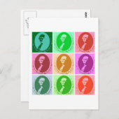 ジョージワシントン抽象芸術 ポストカード (正面/裏面)