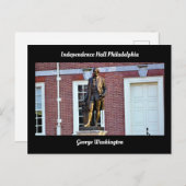 ジョージワシントン独立館フィラデルフィア ポストカード (正面/裏面)
