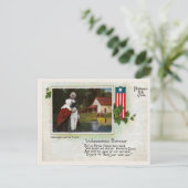 ジョージワシントン誕生日 ポストカード (スタンド正面)