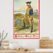 ジョージワシントンatヨークタウンヴィンテージポスター ポスター (キッチン)