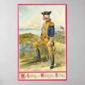 ジョージワシントンatヨークタウンヴィンテージポスター ポスター (正面)