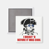 ジョージワシントンBrexit 1776 EU国旗のサングラス マグネット (正面/裏面)