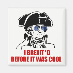 ジョージワシントンBrexit 1776 EU国旗のサングラス マグネット
