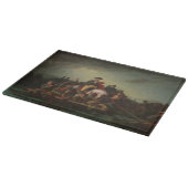 ジョージワシントンDelaware川を渡る カッティングボード (角)