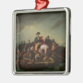 ジョージワシントンDelaware川を渡る メタルオーナメント (左)