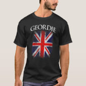 ジョージーヴィンテージレトロイギリスおもしろい国旗 Tシャツ (正面)