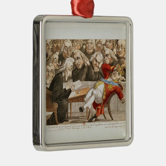 ジョージ三世への勅令 メタルオーナメント (右)