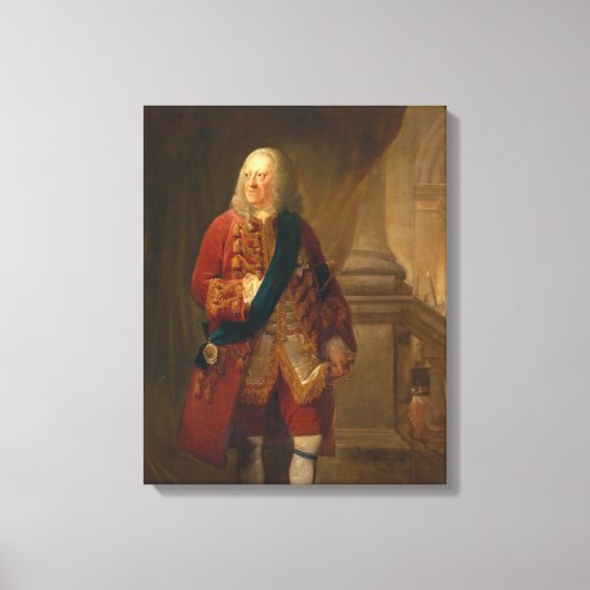 ジョージ二世、1759年 キャンバスプリント (正面)
