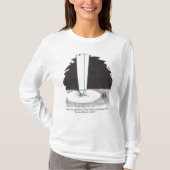 ジョージ女性の長袖シャツのサイン Tシャツ (正面)