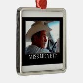 ジョージ恋しく思ブッシュは? メタルオーナメント (右)