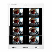 ジョージ恋しく思ブッシュは？ ラベル (フルシート)