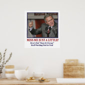 ジョージ恋しく思ブッシュ/私は少し？ ポスター (キッチン)