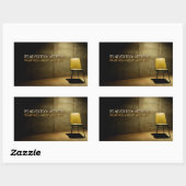 ジョージ感動的エリオット引用文「決して遅すぎない」 長方形シール (シート)