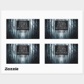 ジョージ感動的エリオット引用文「決して遅すぎない」 長方形シール (シート)