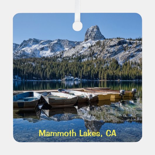 ジョージ湖と双子の湖 メタルオーナメント (正面)