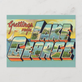 ジョージ湖よりご挨拶  ポストカード
