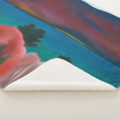 ジョージ湖（秋） |ジョージア・オキーフェ | シェルパブランケット (3/4)