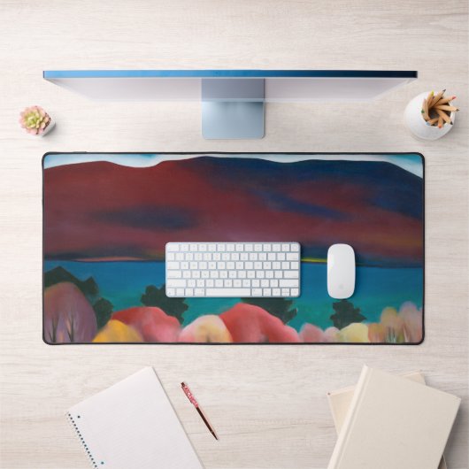 ジョージ湖（秋） |ジョージア・オキーフェ | デスクマット (オフィス1)