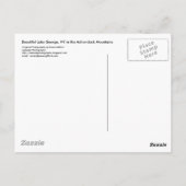 ジョージ湖、NYはがき – カスタマイズ ポストカード (裏面)