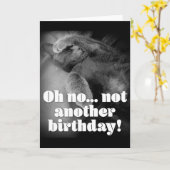 ジョージ猫のバースデー・カード カード (黄色い花)