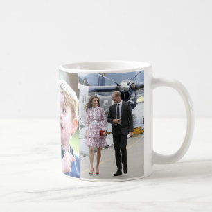 ジョージ王子及びウィリアムのプリンセスシャーロット及びKate コーヒーマグカップ