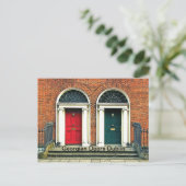 ジョージ王朝のドアの郵便はがき ポストカード (スタンド正面)