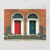 ジョージ王朝のドアの郵便はがき ポストカード (正面)