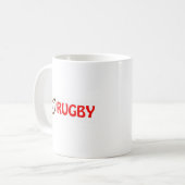 ジョージ王朝の国民のラグビーのチーム コーヒーマグカップ (正面左)