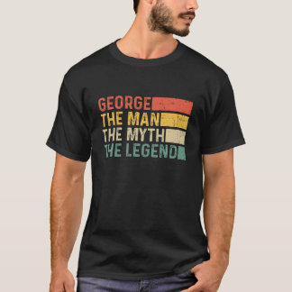ジョージ男の神話の伝説のヴィンテージギフト Tシャツ