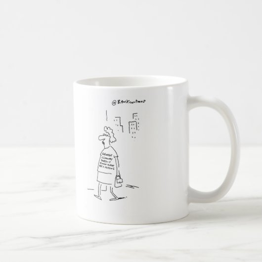 ジョージ項目Clooneyのマグ コーヒーマグカップ (右)