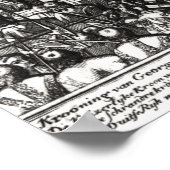 ジョージ1世の戴冠式 ポスター (角)