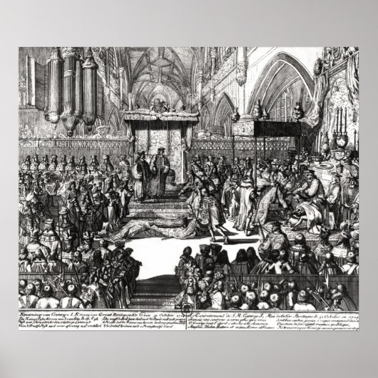 ジョージ1世の戴冠式 ポスター (正面)