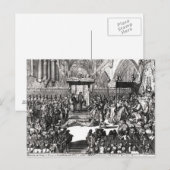 ジョージ1世の戴冠式 ポストカード (正面/裏面)