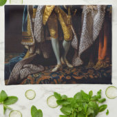 ジョージ3世の王アランラムゼー1762 キッチンタオル (折り畳み)