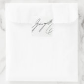 ジョージ4世の署名 スクエアシール (バッグ)