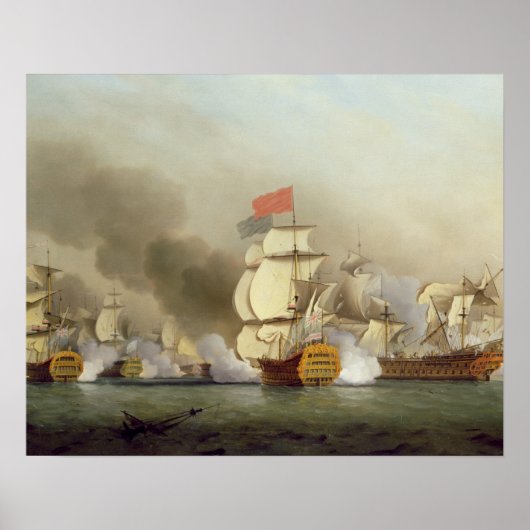 ジョージ・アンソン卿(1697年~1762年)ヴィクター中将 ポスター (正面)