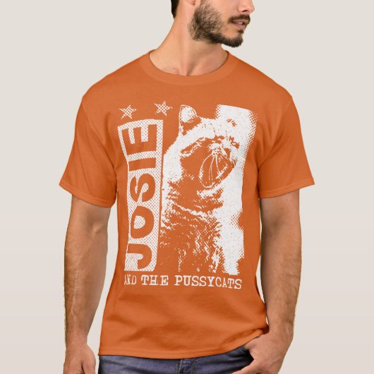 ジョージ・アンド・ザ・ペーシィキャッツ レトロ Tシャツ (正面)