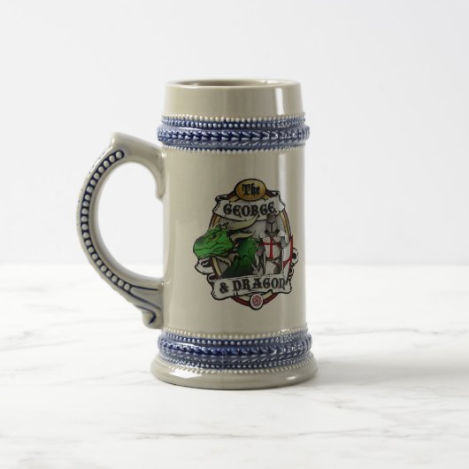 ジョージ・アンド・ドラゴン・スタイン ビールジョッキ (左)