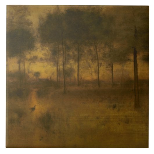 ジョージ・インネス – ヘロンの故郷 タイル (正面)