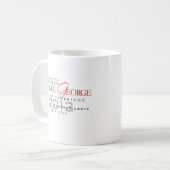 ジョージ-ウィリアム及びKate王子 コーヒーマグカップ (正面左)