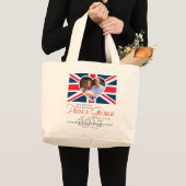 ジョージ-ウィリアム及びKate王子 ラージトートバッグ (正面(商品))