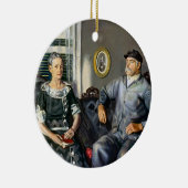 ジョージ・ウェスリー・ベローズ夫妻 セラミックオーナメント (右)