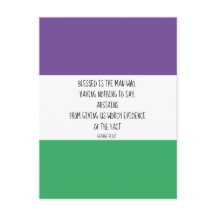 ジョージ・エリオットの名言ポストカード