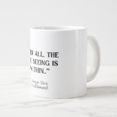 ジョージ・エリオット・ミドルマーチ「真の見る」 ジャンボコーヒーマグカップ (正面右)