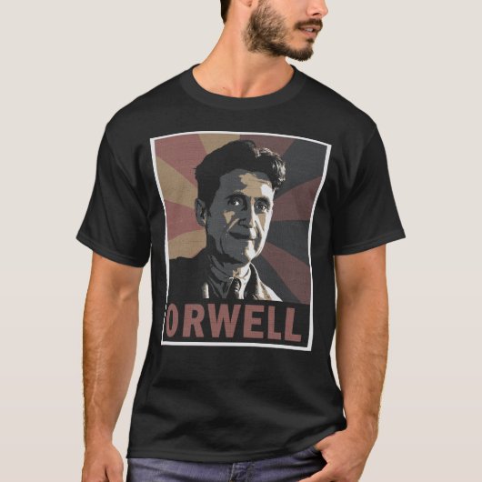 ジョージ・オーウェル Tシャツ (正面)