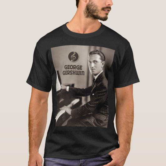 ジョージ・ガーシュウィン Tシャツ (正面)