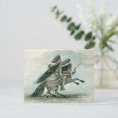 ジョージ・キャトリン – 戦士 ポストカード (スタンド正面)