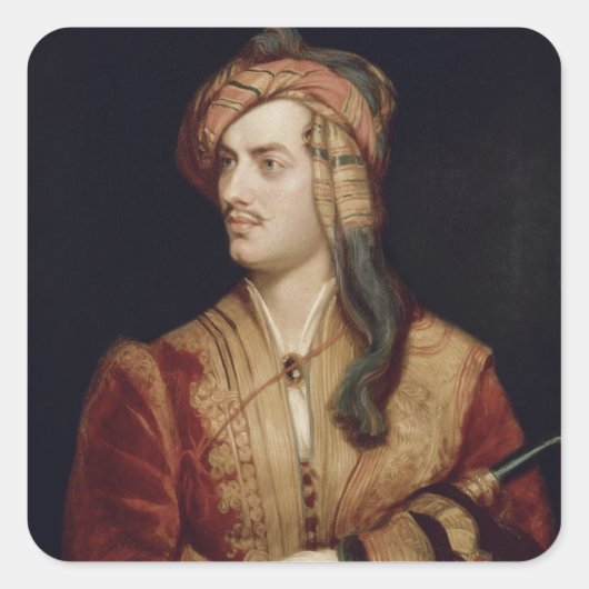 ジョージ・ゴードンのポートレート(1788年~1824年)第6期男爵 スクエアシール (正面)