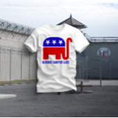 ジョージ・サントスが共和党ピノキオTシャツを着ている Tシャツ