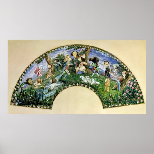 ジョージ・サンドとその友人を描いたファン ポスター (正面)